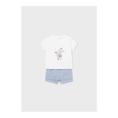 Mayoral Baby Boy Blue and White Short Set